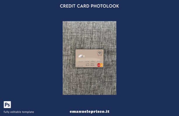 modello frontale photolook mastercard stile verificato Iran Sepah Bank